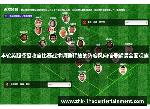 本轮英超冬窗收官比赛战术调整释放的阵容风向信号解读全面观察 本轮英超冬窗收官比赛战术调整释放的阵容风向信号解读全面观察
