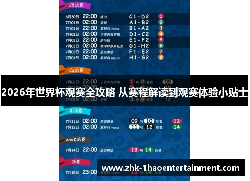 2026年世界杯观赛全攻略 从赛程解读到观赛体验小贴士 2026年世界杯观赛全攻略 从赛程解读到观赛体验小贴士
